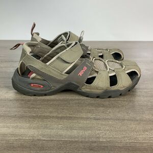 Teva Sage Green Synthetic Fisherman Sandal Womens Sz 7 Summer Sport Hiking Shoe